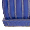 Blue Ceramic Small Planters, Set of 3