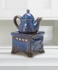 Blue Teapot Ceramic Oil Warmer