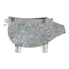 Galvanized Pig Wall Planter