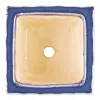 Blue Ceramic Small Planters, Set of 3