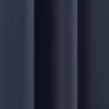 2 Panel 84"L x 52"W Navy Nautical Anchors Window Curtain Set
