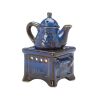 Blue Teapot Ceramic Oil Warmer