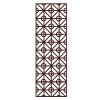 Retro Wooden Lattice Decal Window Film