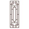 Chinese Redwood Lattice Frosted Window Film, Style 5