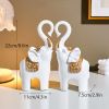 Resin Couple Elephant Figurines