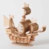 3D Wooden Sailboat Puzzle for Adults