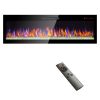 60in Recessed Ultra-Thin Electric Fireplace
