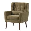 Mid-Century Chenille Lounge Arm Chair