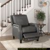 Push Back Reclining Chair, Grey