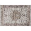 4x6 Vintage Washable Rug, Tan