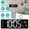 15.7in LED Digital Wall Clock with Remote