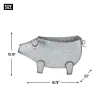 Galvanized Pig Wall Planter