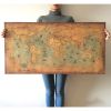 Vintage Retro Globe Poster, Framed