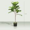 Artificial Fiddle Leaf Fig Tree, 43in