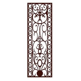 Retro Wooden Lattice Window Film