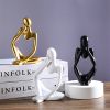 Abstract Villain Resin Sculpture Set, 3pc