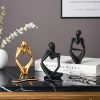 Abstract Villain Resin Sculpture Set, 3pc