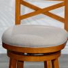 24in Counter Height X-Back Swivel Stool