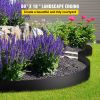 Landscape Edging, 10 inch Depth 80 ft Total Length, Recycled HDPE Coiled Terrace Board, Flexible Bender Border for Landscaping, Lawn, Garden, Yard
