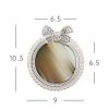 Rhinestone Round Photo Frame, 2.7x2.7in