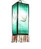 National Style Cloth Lantern, Green