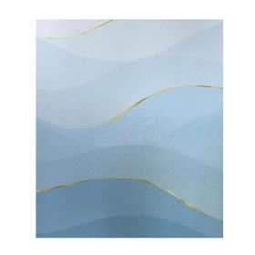 Sea Wave Stained Glass Window Film