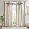Cotton Printed Chenille Stripe Curtain Panel