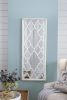 24x60in Distressed White Full Body Floor Mirror