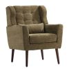 Mid-Century Chenille Lounge Arm Chair