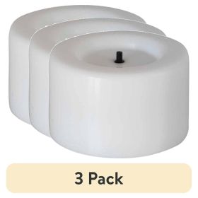 Unscented LED Tealight Candles, Set of 3