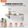 12x36in Stainless Steel Floating Wall Shelf