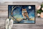 Owl in Coastal Tree Welcome Doormat