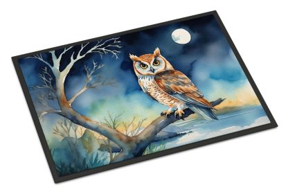 Owl in Coastal Tree Welcome Doormat