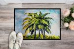 Tropical Palm Trees Welcome Doormat