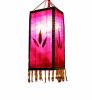 National Style Cloth Lantern, Rose Red
