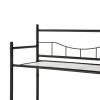Over-the-Toilet Steel Storage Shelf, Black