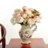 Realistic Silk Peony Flowers