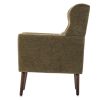 Mid-Century Chenille Lounge Arm Chair