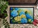 Hydrangeas Watercolor Welcome Doormat