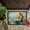 Mermaid on the Dock Welcome Doormat
