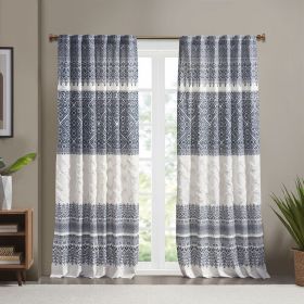 Cotton Printed Chenille Curtain Panel
