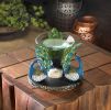 Peacock Plume Ceramic Oil Warmer