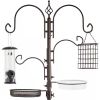 Complete Bird Feeder Set, Bronze Stand