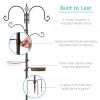 Complete Bird Feeder Set, Bronze Stand