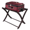 Wood Folding Luggage Rack, Dark Brown