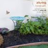 Teal Blue Mosaic Glass Bird Bath
