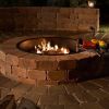 48in Round Concrete Stone Fire Pit Kit