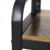 Industrial Hall Tree Coat Rack Shoe Bench