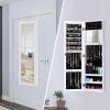 2-in-1 White Full Length Mirror Jewelry Organizer