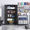 Black Steel Lockable Storage Cabinet